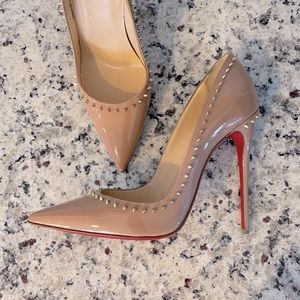 Christian Louboutin Anjalina Pump, Tan, 100mm